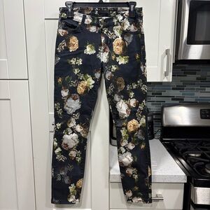 7 For All Mankind cropped floral pants
